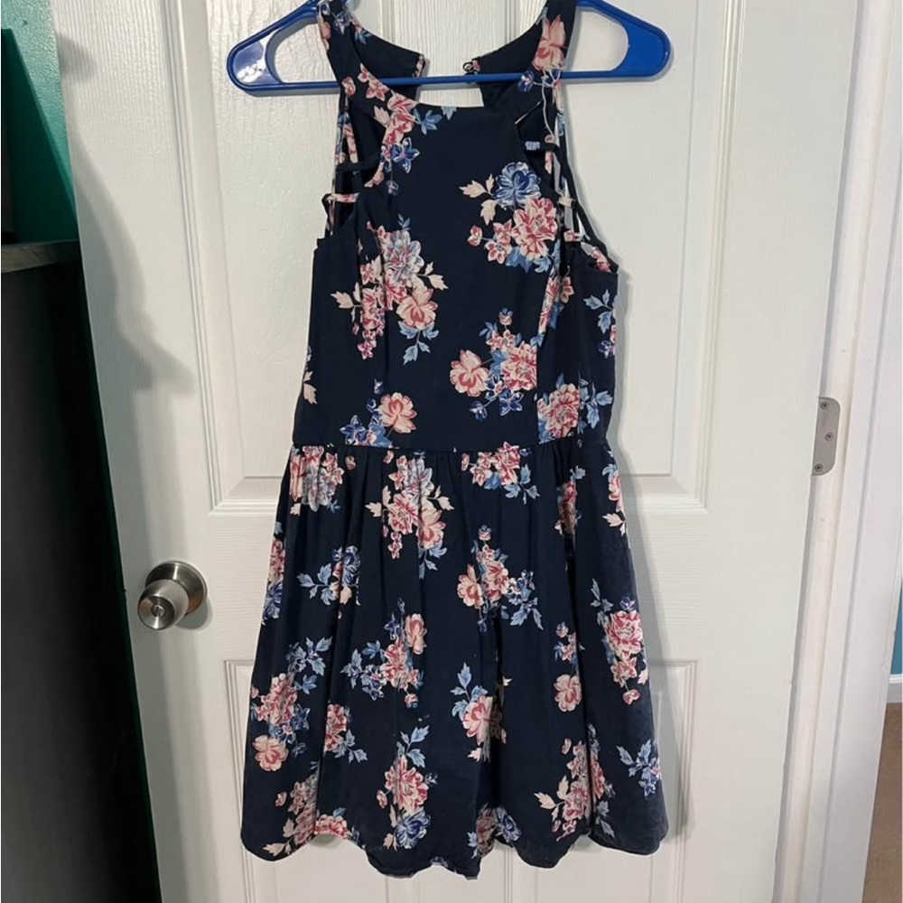 Floral Navy Dress size:xl